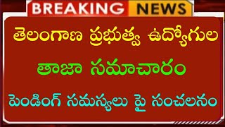 Telangana Government Employees and pensioners latest news  Employees pending bills [upl. by Ayifas673]