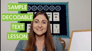 Small Group Lesson Demo With Decodable Texts [upl. by Akiwak]