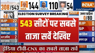 Lok Sabha Election Opinion Poll 543 सीटों पर सबसे सटीक ओपिनियन पोल  PM Modi  Rahul Election 2024 [upl. by Aniarrol]