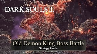 Dark Souls 3 Old Demon King Strategy Guide • Smouldering Lake Boss [upl. by Ah489]