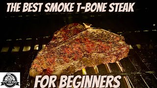 Pit Boss pro series  smoke T Bone steak on pellet grill [upl. by Lombardo760]