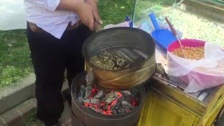 istanbul street food  turkish barbecue popcorn patlamış mısır  turkey street food [upl. by Arait]