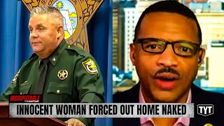 Cops Spark Controversy Over Forcing Naked Black Woman Out Of Home [upl. by Ardnikal173]