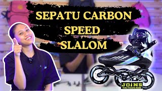 REVIEW SEPATU RODA KARBON SPEED SLALOM  MCRO DELTA ACCELERATION ◾ INTAN AZZAHRA [upl. by Kcirdle753]