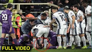 Edoardo Bove collapsed on ground  Fiorentina vs Inter Milan  edoardo bove injury [upl. by Arenat]