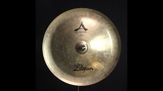 Used Zildjian 20quot A Custom China  1566g [upl. by Kcirddot]