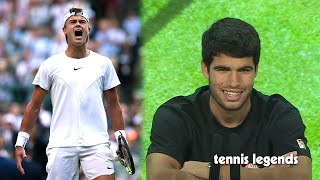 Carlos Alcaraz quotRune and I played together from 12 yearsquot  Wimbledon 2023 [upl. by Ivett]