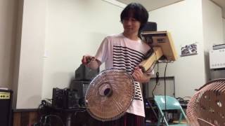 Electric Fan Harp 扇風琴  First Playing [upl. by Ocirled]