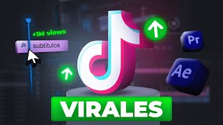 Cómo HACER SUBTÍTULOS VIRALES para TIKTOK  Premiere Pro amp After Effects [upl. by Rumit385]