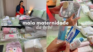 Mala de Maternidade para Bebê como organizar  Só o básico  O que vou levar para hospital 🏥 [upl. by Virgin]