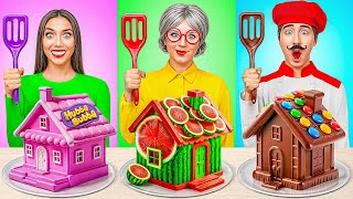 Me vs Grandma Cooking Challenge  Crazy Ideas to Cook by Multi DO Joy [upl. by Alberto610]