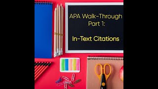 APA In Text Citations Explained How to Format APA InText Citations apa citations writing essay [upl. by Yliak]