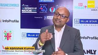 Abhishek Kumar Director Business Development AliveCor  BW Healthcare World 40 U40 [upl. by Euqirdor442]