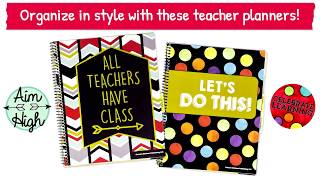 Teacher Planners Personalize Your Plan for Success [upl. by Cristine]