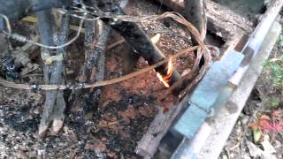 11400 Volts Underground Transformer on fire [upl. by Leffert979]