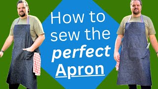 How to make the BEST APRON ever FREE PATTERN [upl. by Sheldon]