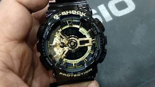 CASIO GSHOCK G339 GA110GB WRIST WATCH  HOW TO IDENTIFY ORIGNAL VS FAKE GSHOCK WATCHES [upl. by Dart213]