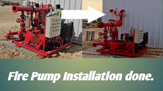 Fire Pump Installation Done [upl. by Mallon]