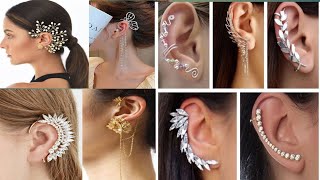 LATEST EAR PIERCING  NEW EAR RINGS STYLES 2024 earrings [upl. by Nebra]