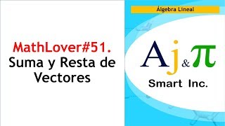 MathLover 51 Suma y resta de Vectores en R2 y R3 [upl. by Hummel]