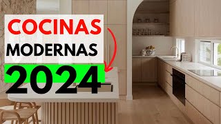 ✅ COCINAS MODERNAS 2024 TENDENCIAS [upl. by Llewon]