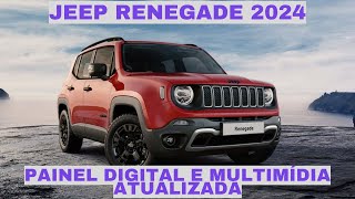 Jeep Renegade 2024 Tecnologia e Estilo Painel Digital e Multimídia Atualizada [upl. by Mesics]