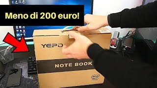 Il miglior PC portatile economico  Yepo 737a a 185 euro [upl. by Ulund854]