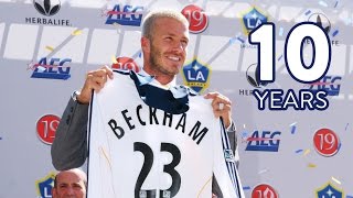 On this day 10 years ago LA Galaxy announced the signing of David Beckham [upl. by Irolam371]