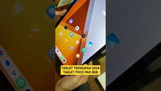 TABLET MURAH POCO PAD RAM 8GB buat Anak Sekolah amp Kuliah  Tablet Termurah Recommended [upl. by Jemima]