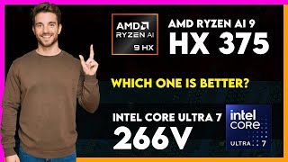 AMD Ryzen AI 9 HX 375 vs Intel Core Ultra 7 266V Comparison [upl. by Mide115]