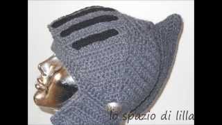 lillas tutorials lelmo alluncinetto  The crochet helm [upl. by Uno]