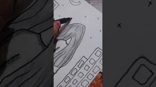 sawarne lagenew songhand pencil sketchshortsyoutubechanel 👍👍👍 [upl. by Lledrac]