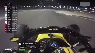 Nico Hulkenberg  Onboard Q2 129187 F1 Bahrain 2018 [upl. by Waylen]