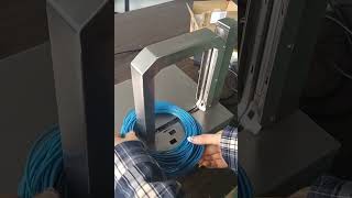 Cable bundling and strapping made easy👍 automatic strapping machine 😎 [upl. by Lacsap]