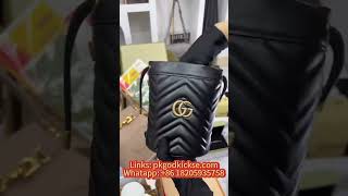 Unboxing GG Marmont Matelasse Mini BagBlack bestbag freefire [upl. by Salba527]