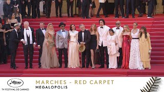 MEGALOPOLIS – Red Carpet – Anglais – Cannes 2024 [upl. by Yeldua]