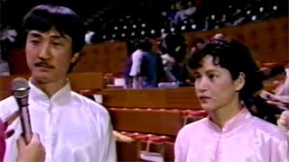 【武術】19913 優勝者インタビュー 男子・女子総合太極拳 [upl. by Etessil387]