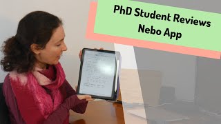 PhD Student Reviews Nebo App on iPad [upl. by Aleirbag]