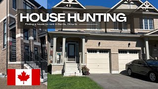 HOUSE HUNTING Renting our first home in Barrie Ontario [upl. by Ramat]