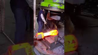 Half shaft hot forging forging blank engine mechanist mechanic viralshorts [upl. by Juley]