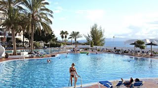 SANDOS PAPAGAYO BEACH RESORT  ALL INCLUSIVE 24 HOURS Lanzarote Spain [upl. by Tilly588]