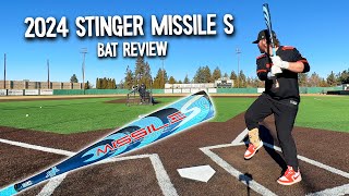 Hitting with the 2024 Stinger Missile S  BBCOR Baseball Bat Review vs Voodoo One amp Atlas [upl. by Anaihk247]