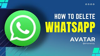 How to Delete WhatsApp Avatar [upl. by Elleuqram]