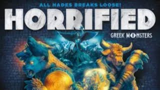 Horrified Greek Monsters Solo Board Game Playthrough Medusa and Cerberus [upl. by Betz]