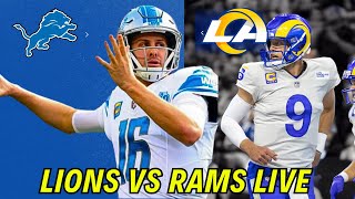 Detroit Lions Fans React Live Detroit Lions vs Los Angeles Rams  Watch Party [upl. by Lubeck]