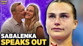 Sabalenka Speaks Out after Konstantin Koltsov Death  Tennis News [upl. by Brietta]