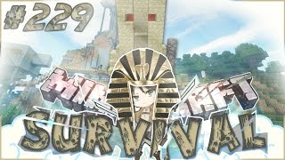 Minecraft ITA  Survival 229 La Sfinge e la Statua del Dio Anubi [upl. by Phedra]