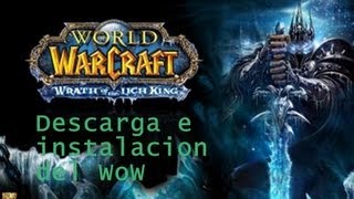 Como descargar e instalar el WoW 335a en español de forma quotpirataquot y cambiar el realmist [upl. by Iyre]