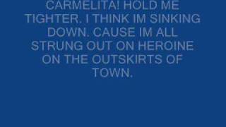 CarmelitaWarren Zevonwith lyrics [upl. by Garihc]