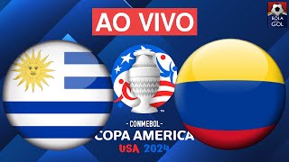 URUGUAI 0 X 1 COLÔMBIA  SEMIFINAL DA COPA AMÉRICA 2024  BANK OF AMÉRICA STADIUM [upl. by Einitsed352]